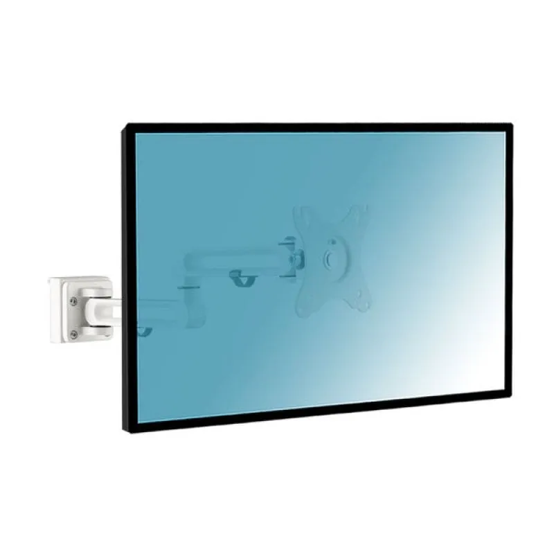 Kimex 150-3308 Supporto Monitor per Barra Attrezzi 17 a 32" VESA 75x75 a 100x100 Max 8Kg - immagine 1