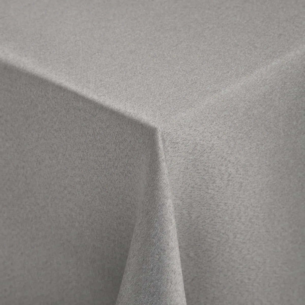 ERWIN M. Tovaglia Ancona Satin; 130x130 cm (LxL); grigio chiaro; quadrata - immagine 1