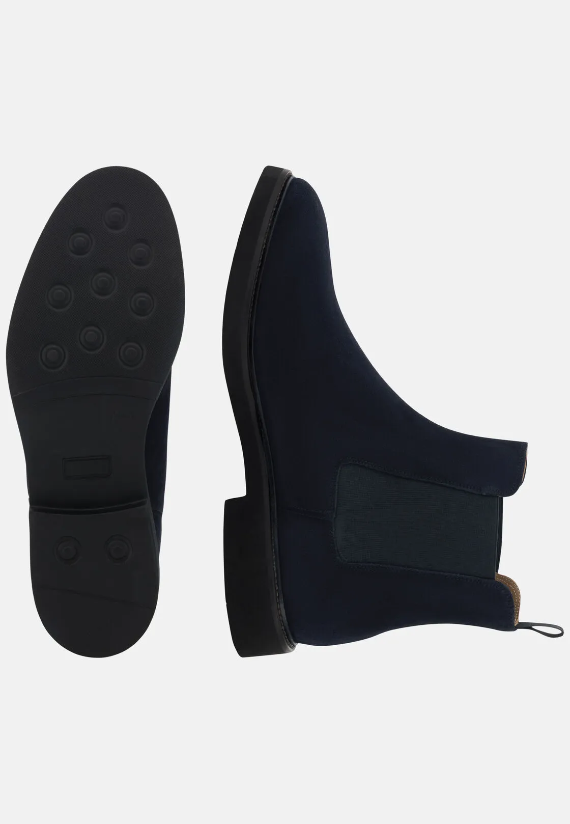 Boggi, Stivaletti In Pelle Scamosciata, Uomo, Navy, Taglia: 40-6 - immagine 4