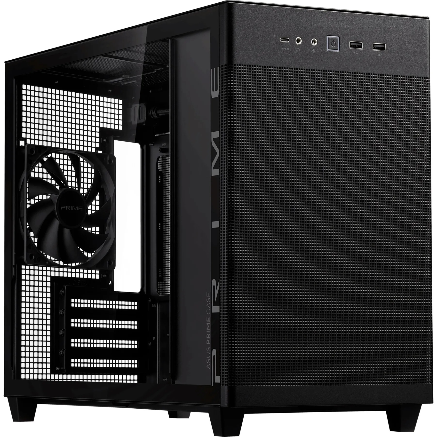 AP201 PRIME CASE TG Mini Tower Nero, Chassis Tower - immagine 1