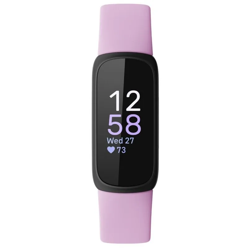 Fitbit Inspire 3 Tracciatore di attività da braccio Nero, Lillà - immagine 1