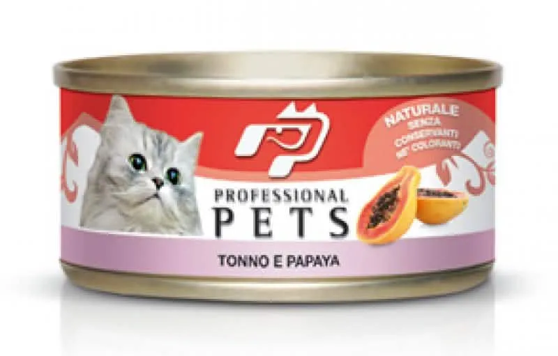 PET PROFESSIONAL GATTO ADULTO TONNO & PAPAYA LATTINA 70 GR - immagine 1
