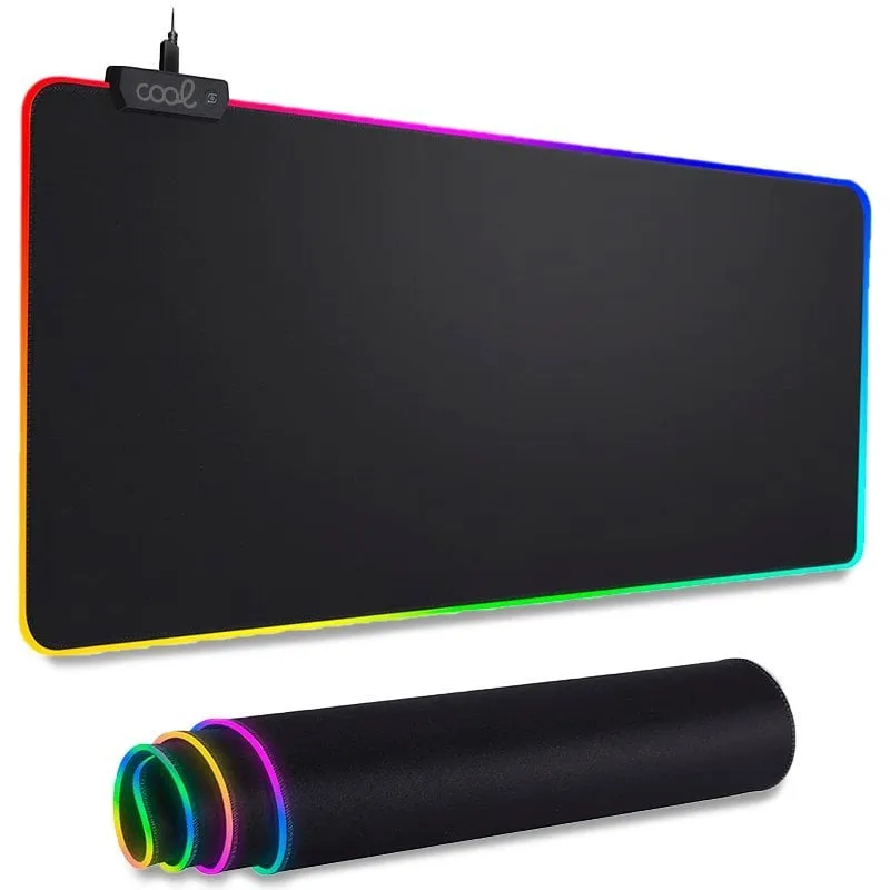 Fantastico mouse da gioco XL RGB nero - immagine 1