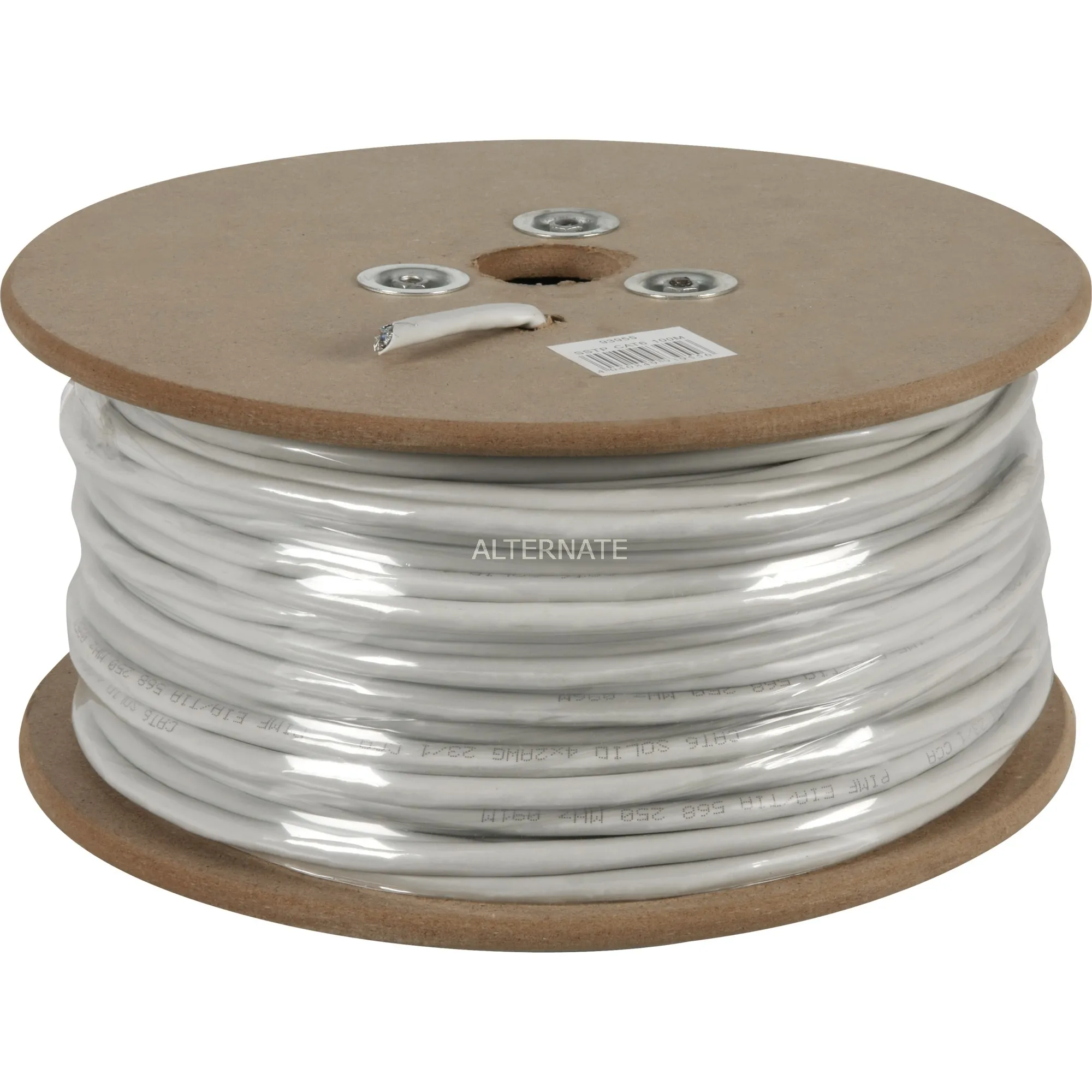 93955 cavo di rete Grigio 100 m Cat6 - immagine 1