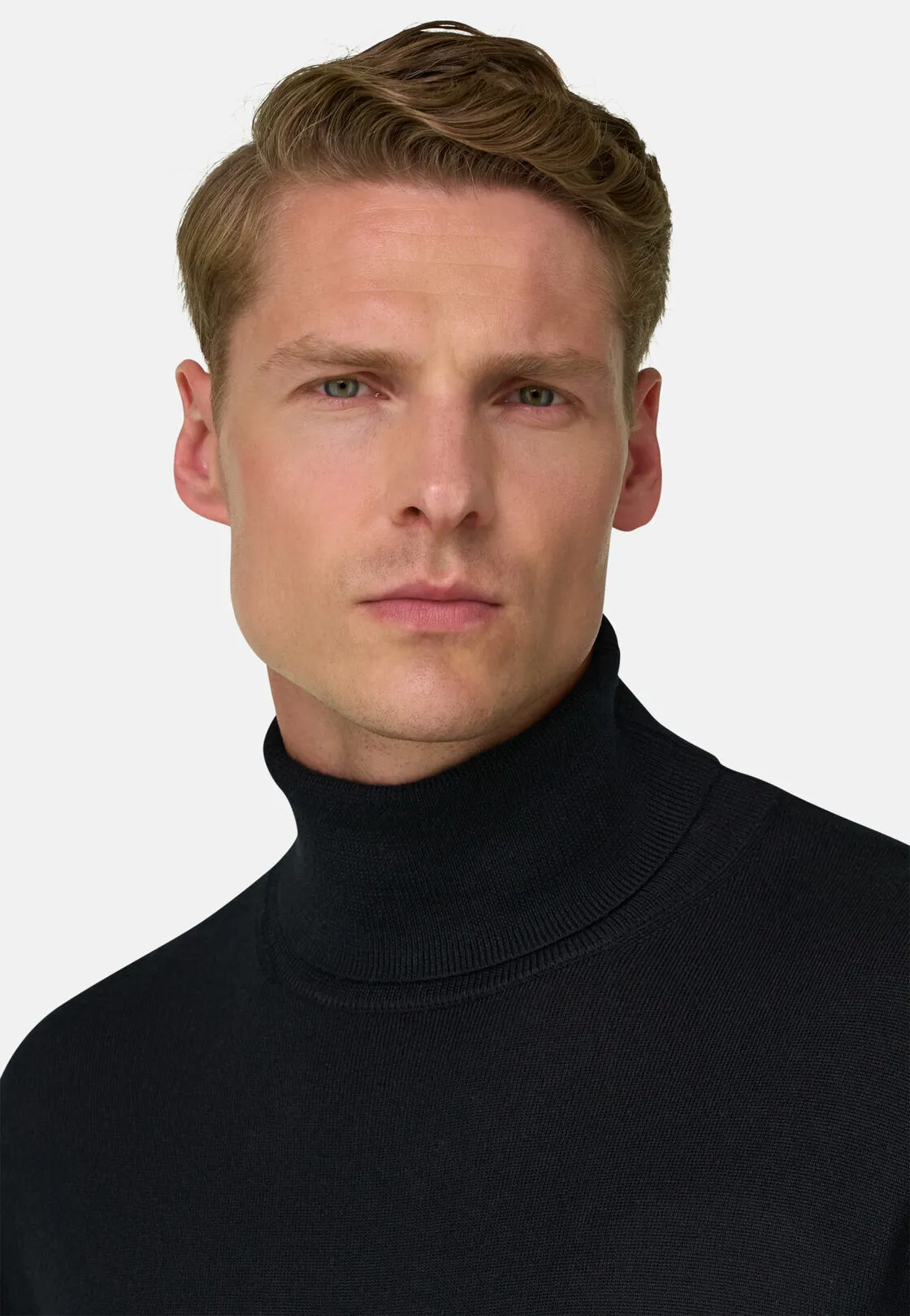 Boggi, Dolcevita In Lana Merino Extrafine, Uomo, Nero, Taglia: XL - immagine 3