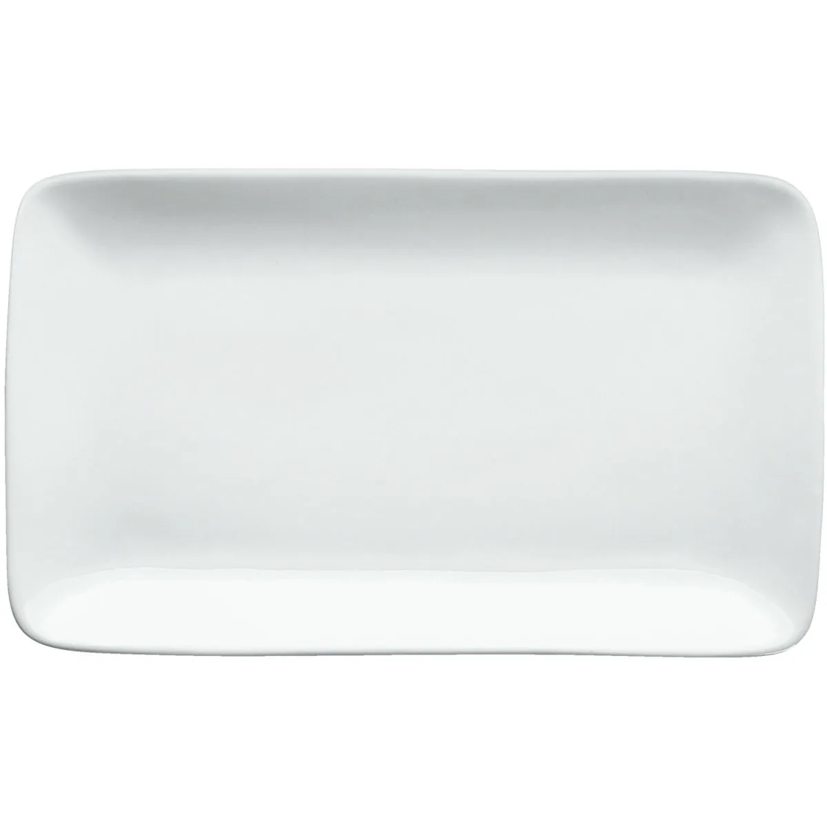 4x VEGA Piatto Damasco rettangolare; 29.5x16x2.7 cm (LxLxH); bianco; rettangolare; 4 pz. / Pacco - immagine 1
