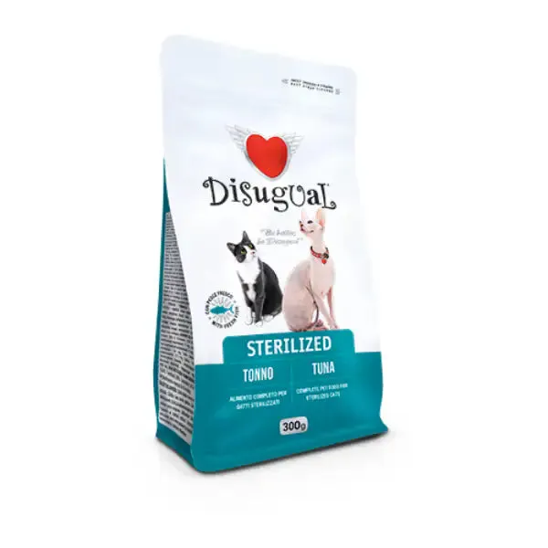 Disugual Cat Sterilised Tonno 300 gr (scadenza: 08/03/2027) - Croccantini per gatti - immagine 1