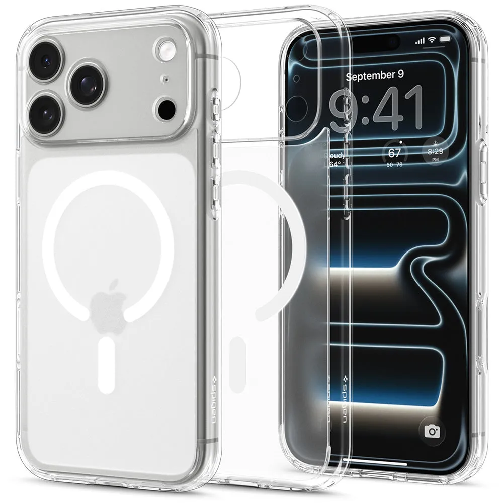 Custodia MagSafe per Apple iPhone 18 Pro / 17 Pro, Spigen, Ultra Hybrid, Bianco Satinato ACS12161 - immagine 1