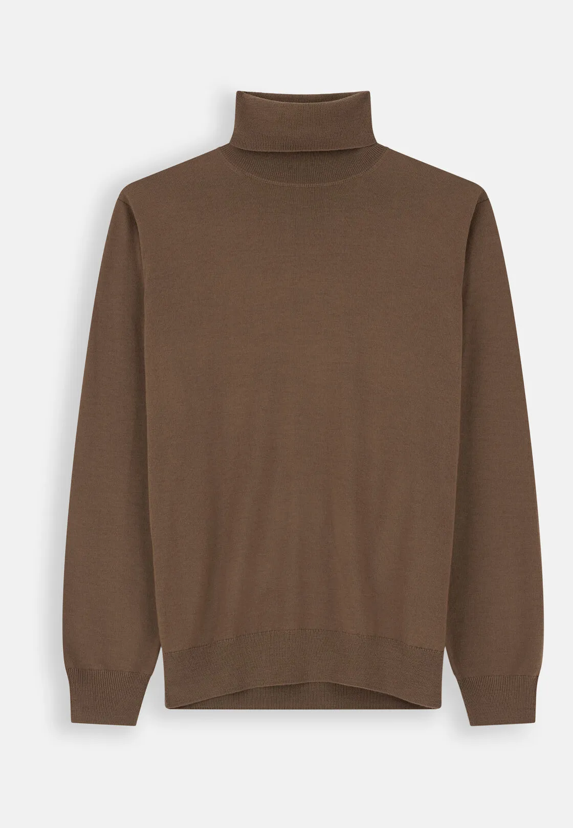 Boggi, Dolcevita In Lana Merino Extrafine, Uomo, Marrone, Taglia: L - immagine 5