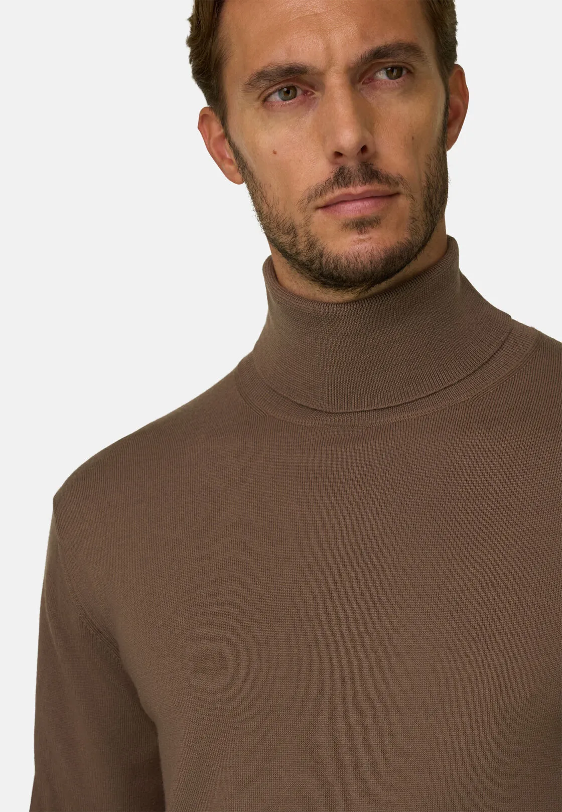 Boggi, Dolcevita In Lana Merino Extrafine, Uomo, Marrone, Taglia: M - immagine 3