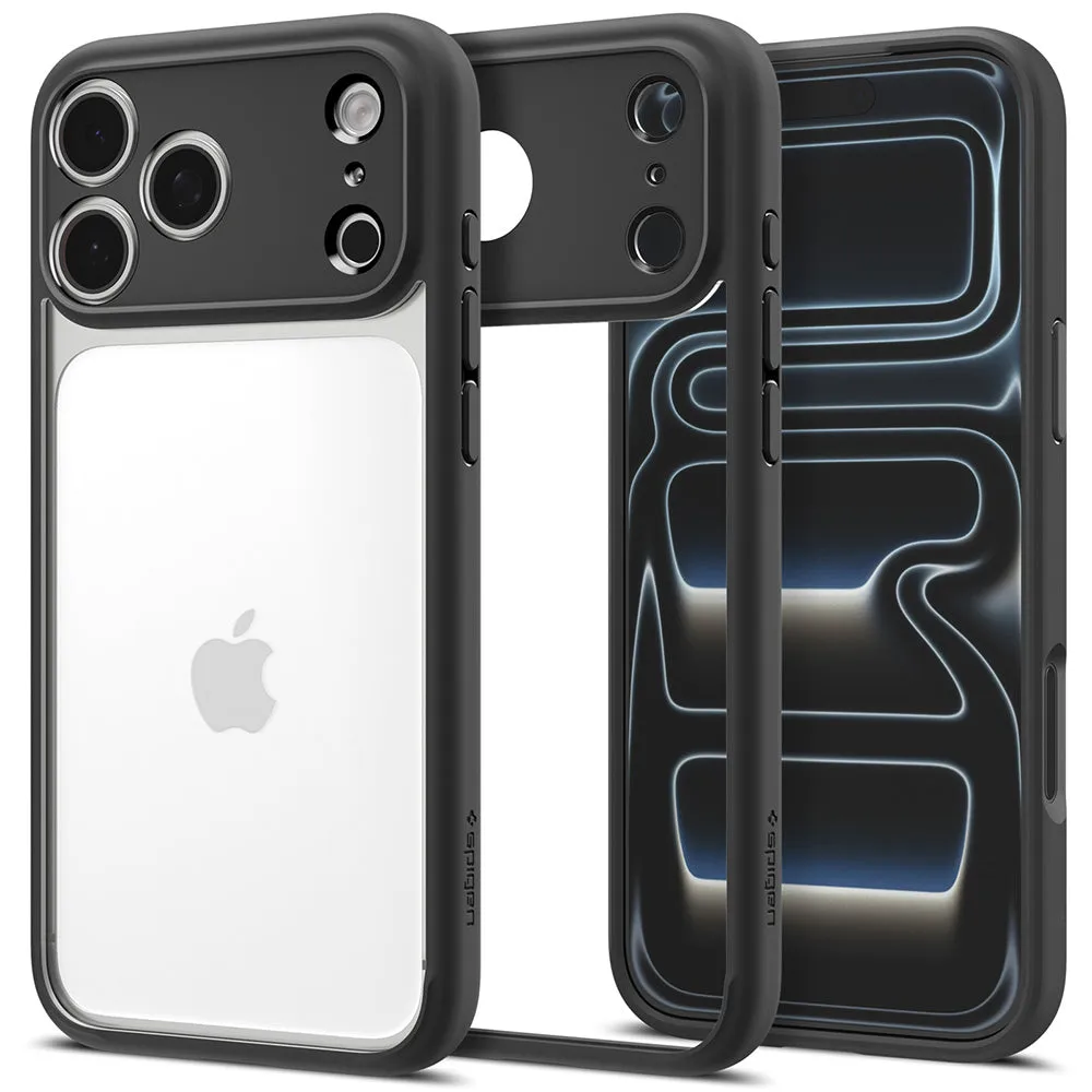 Custodia per Apple iPhone 18 Pro Max / 17 Pro Max, Spigen, Ultra Hybrid, Nero Opaco ACS12117 - immagine 1