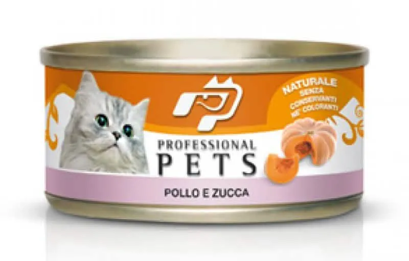 PET PROFESSIONAL GATTO ADULTO TONNO & ZUCCA LATTINA 70 GR - immagine 1