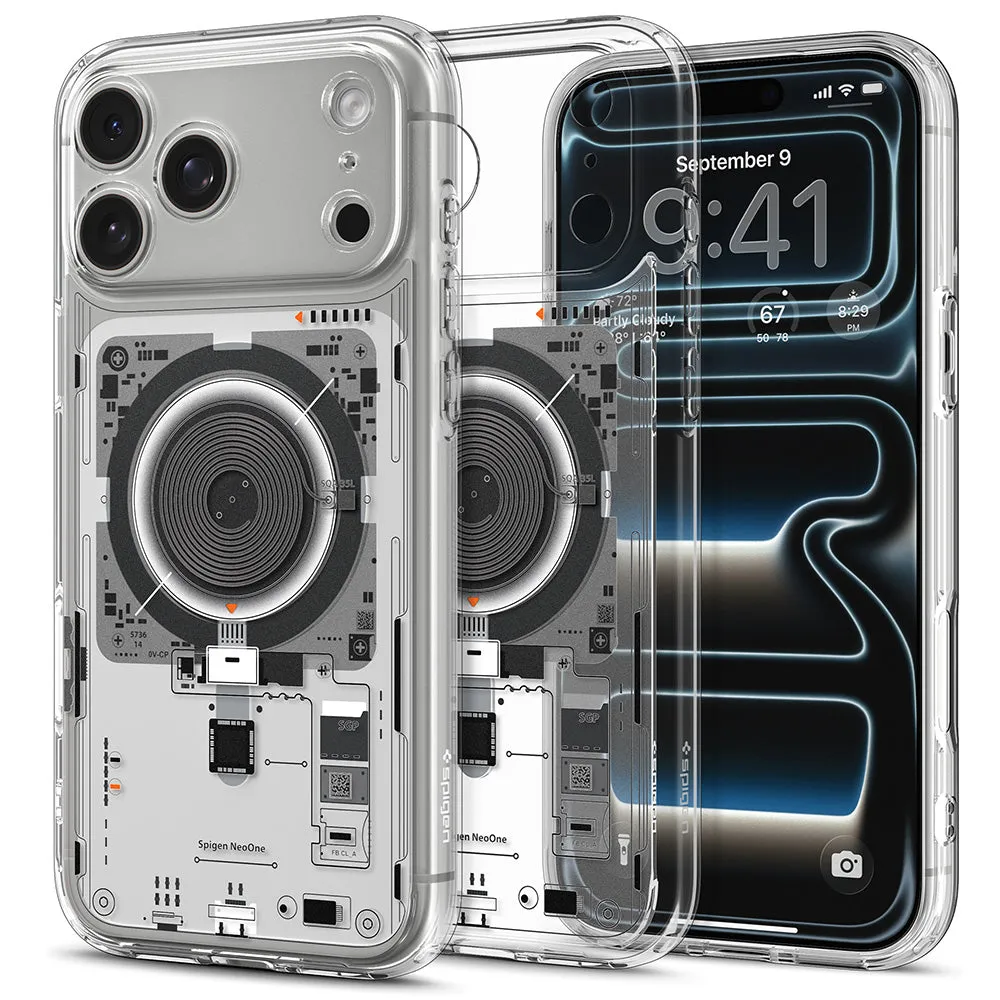 Custodia MagSafe per Apple iPhone 18 Pro / 17 Pro, Spigen, Ultra Hybrid Neo One, Trasparente ACS12166 - immagine 1