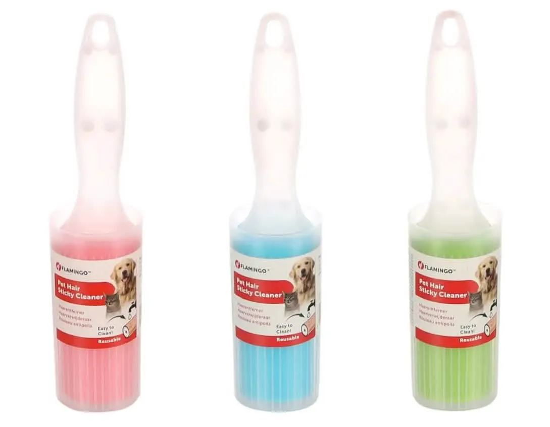 FLAMINGO SPAZZOLA RIMUOVI PELI A RULLO RIUTILIZZABILE CLIO 23 CM - immagine 1