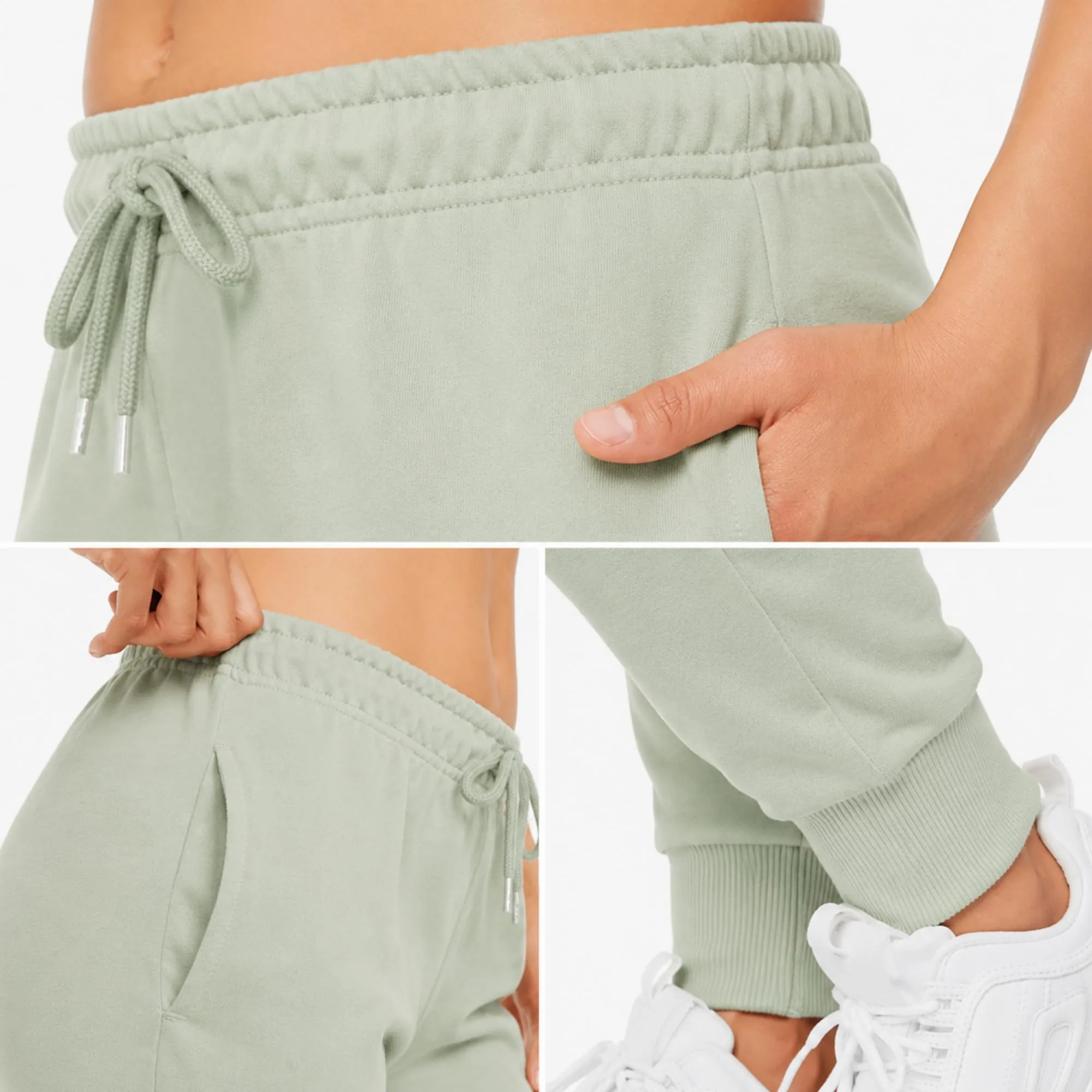 ROSS CAMP Jogging Donna Cotone Pantaloni Sportivi Lunghi - immagine 6