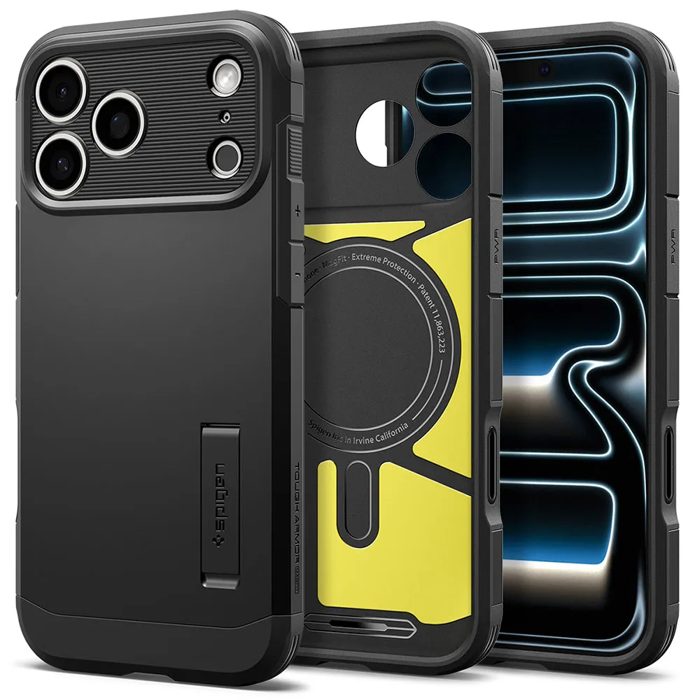 Custodia MagSafe per Apple iPhone 18 Pro Max / 17 Pro Max, Spigen, Tough Armor T, Nera ACS12136 - immagine 1