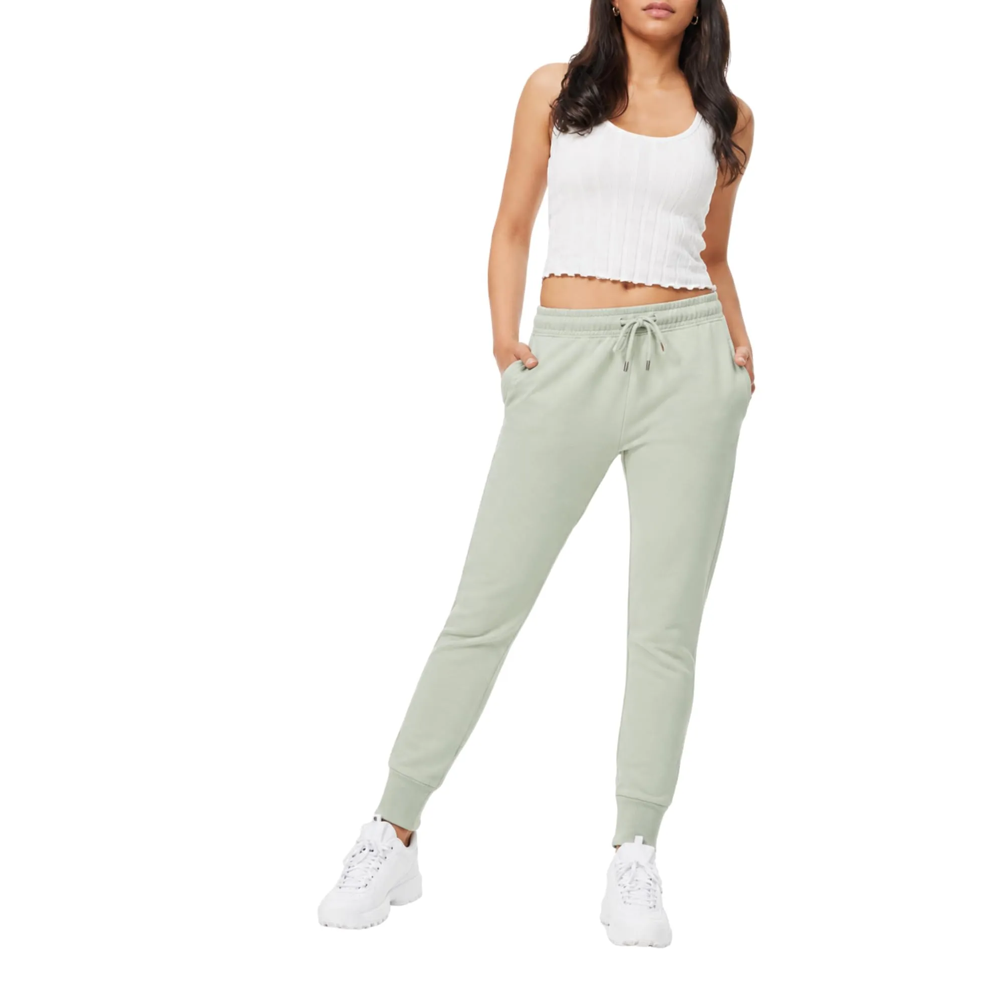 ROSS CAMP Jogging Donna Cotone Pantaloni Sportivi Lunghi - immagine 2