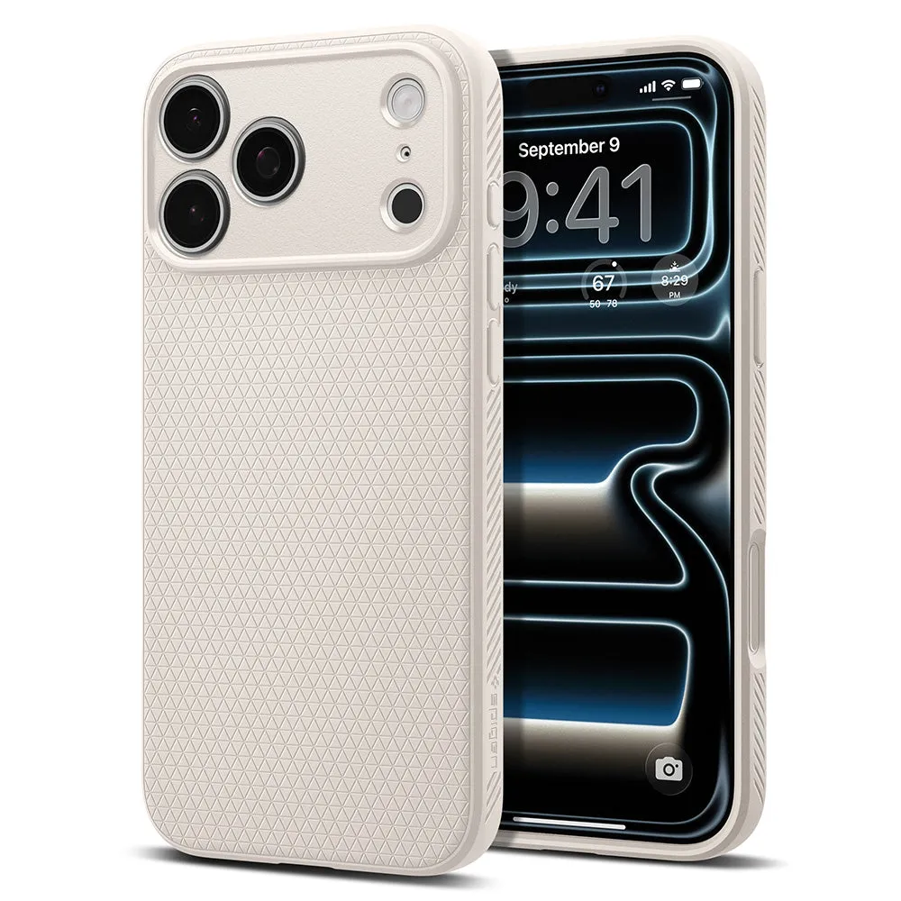 Custodia per Apple iPhone 18 Pro Max / 17 Pro Max, Spigen, Liquid Air, Beige ACS12114 - immagine 1
