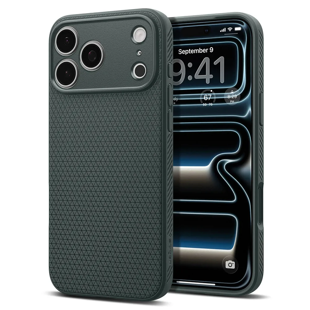 Custodia per Apple iPhone 18 Pro Max / 17 Pro Max, Spigen, Liquid Air, Verde ACS12113 - immagine 1