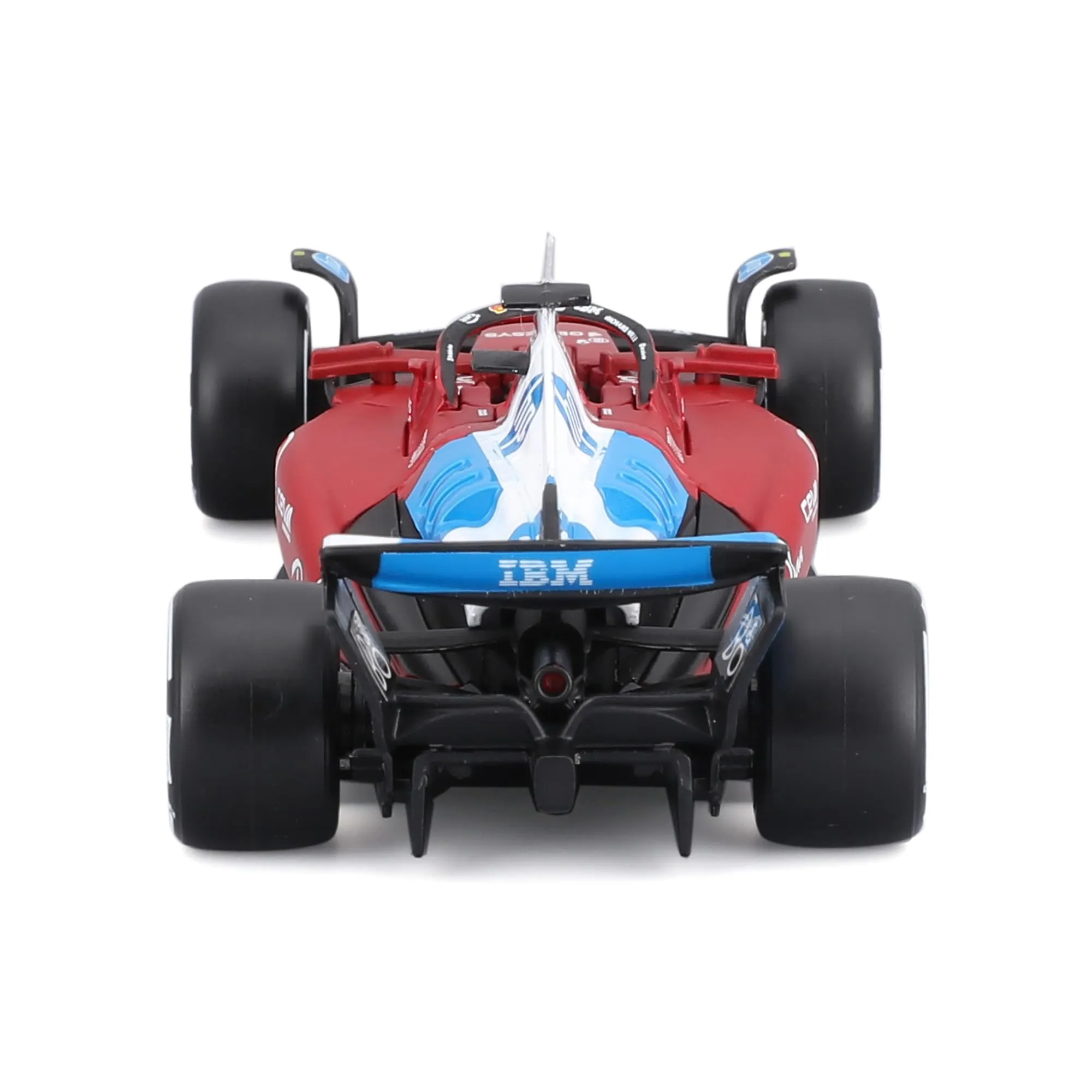 Bburago - Ferrari SF-25 Livrea Miami #16 Charles Leclerc, Modellino Auto Diecast Scala 1:43, Replica Monoposto F1 GP Miami, Livrea Ufficiale Ferrari, Veicolo da Collezione, Età Consigliata 3+ Anni - immagine 3
