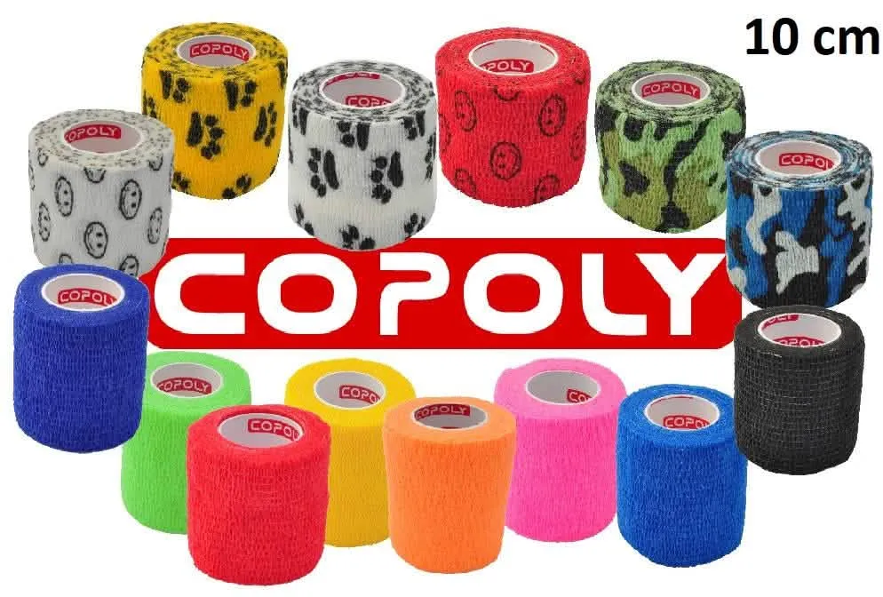 BENDA AUTOADERENTE COPOLY 10CM X 457CM COLORI MISTI - immagine 1