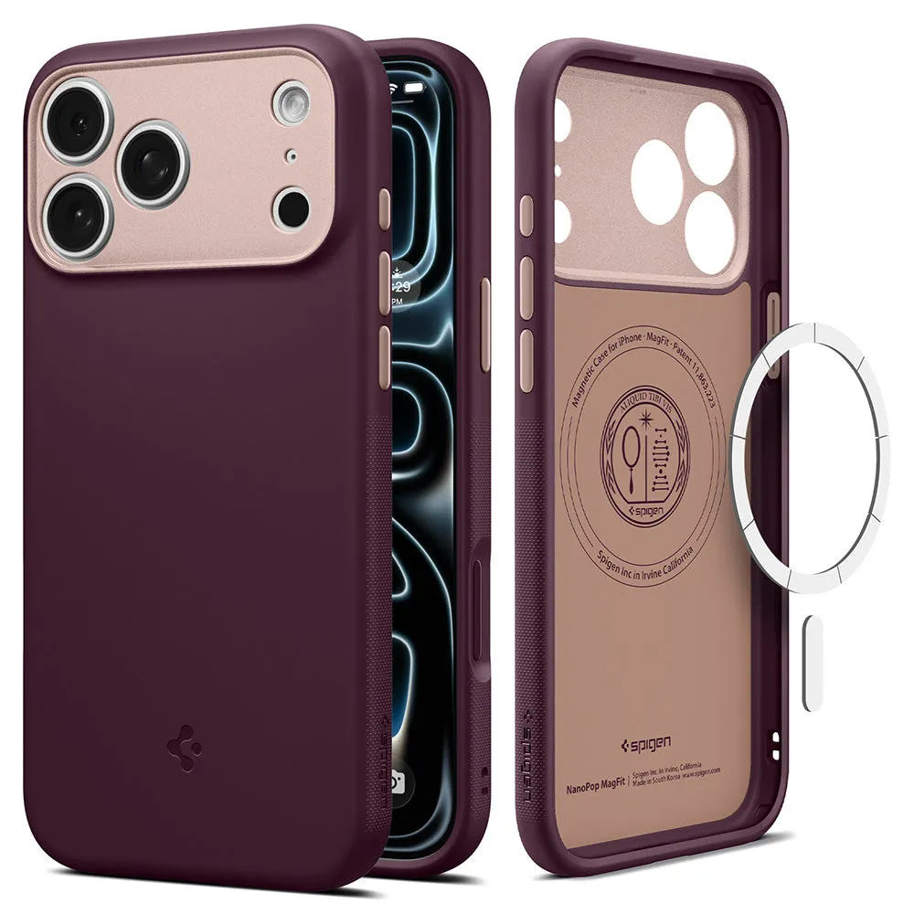Custodia MagSafe per Apple iPhone 18 Pro / 17 Pro, Spigen, Caseology Nano Pop, Vinaccia ACS12179 - immagine 1