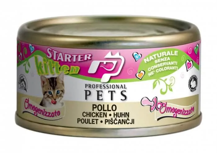 PET PROFESSIONAL GATTO KITTEN STARTER POLLO LATTINA 70 GR - immagine 1