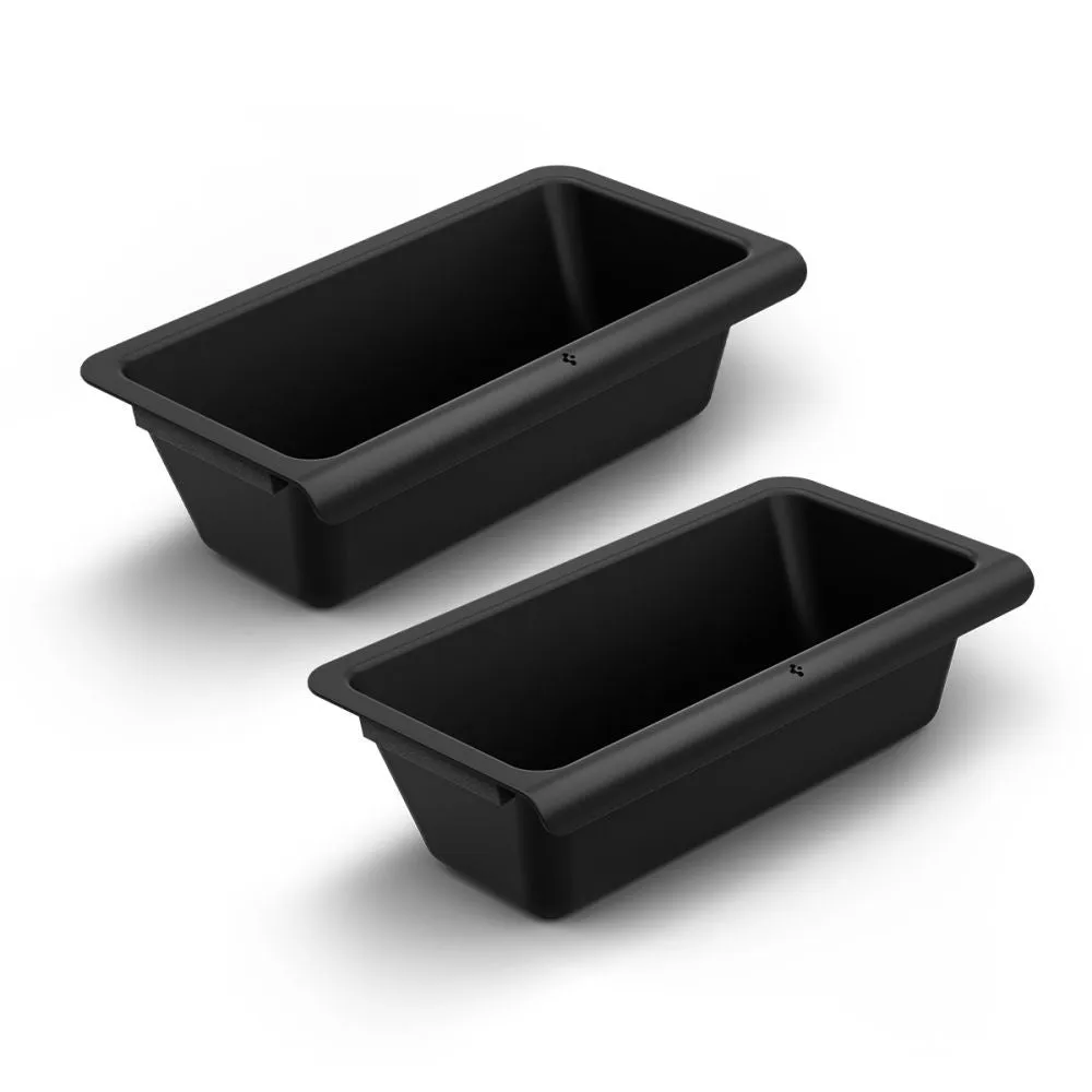 Organizer Auto Spigen TO222J con montaggio sotto il sedile per Tesla Y Juniper, Set da 2 pezzi - immagine 1