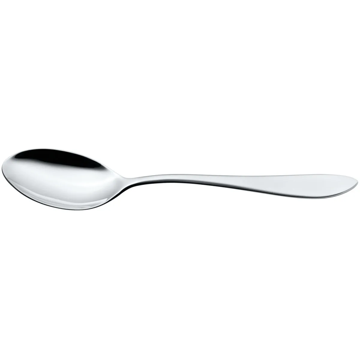 12x VEGA Cucchiaio da tavola Salerno opaco; 20.2 cm (L); argento, manico argento; 12 pz. / Pacco - immagine 1
