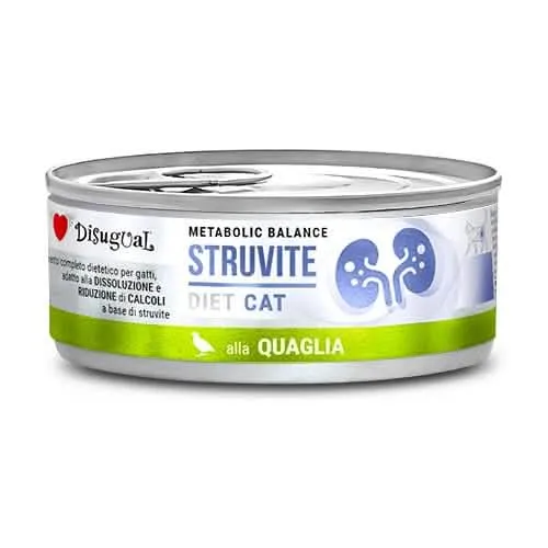 DISUGUAL GATTO DIET STRUVITE QUAGLIA 85 GR - immagine 1