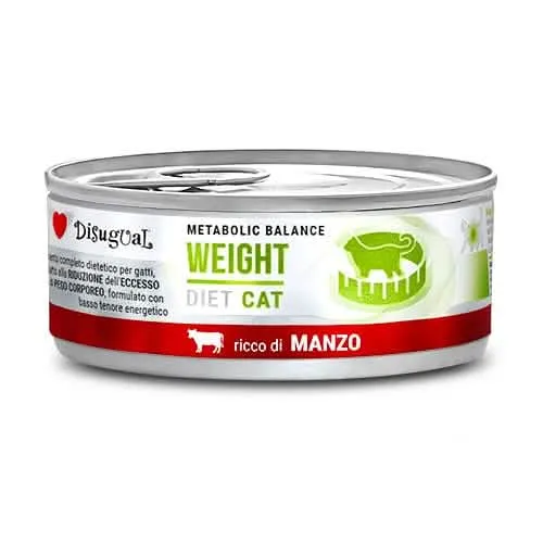 DISUGUAL GATTO DIET WEIGHT MANZO 85 GR - immagine 1