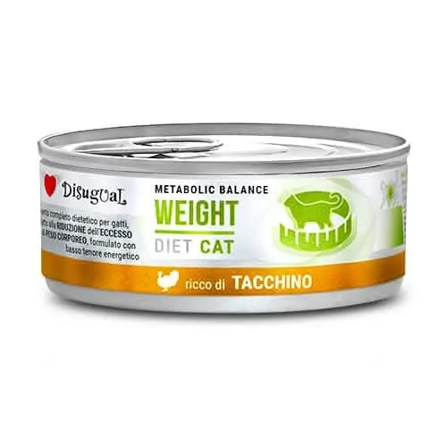 Disugual Gatto Diet Weight Tacchino 85 g - immagine 1