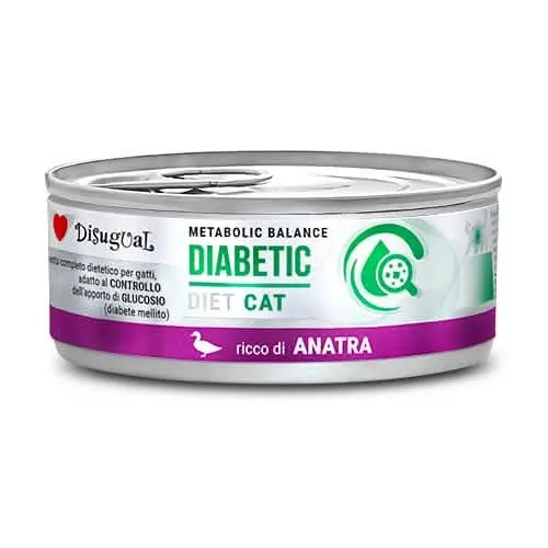 DISUGUAL GATTO DIET DIABETIC ANATRA 85 GR - immagine 1