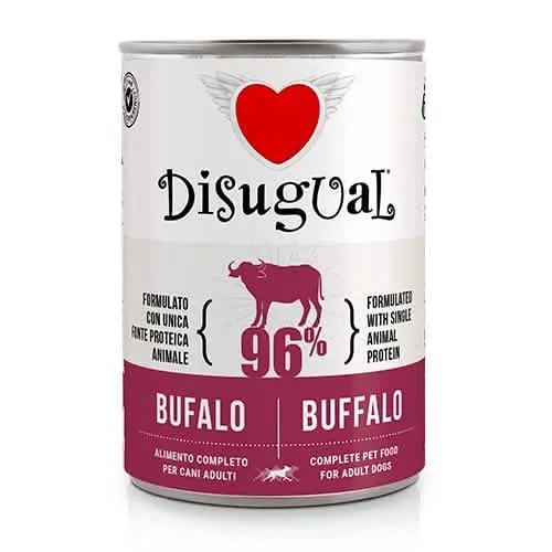 Disugual Cane Adulto Monoproteico Bufalo Lattina 400 gr - immagine 1