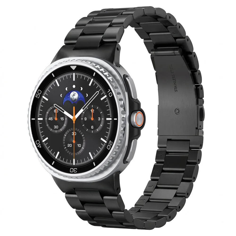 Cinturino Spigen Modern Fit 316L per Samsung Galaxy Watch9 / Watch8 / Watch8 Classic Series, Nero AMP11608 - immagine 1