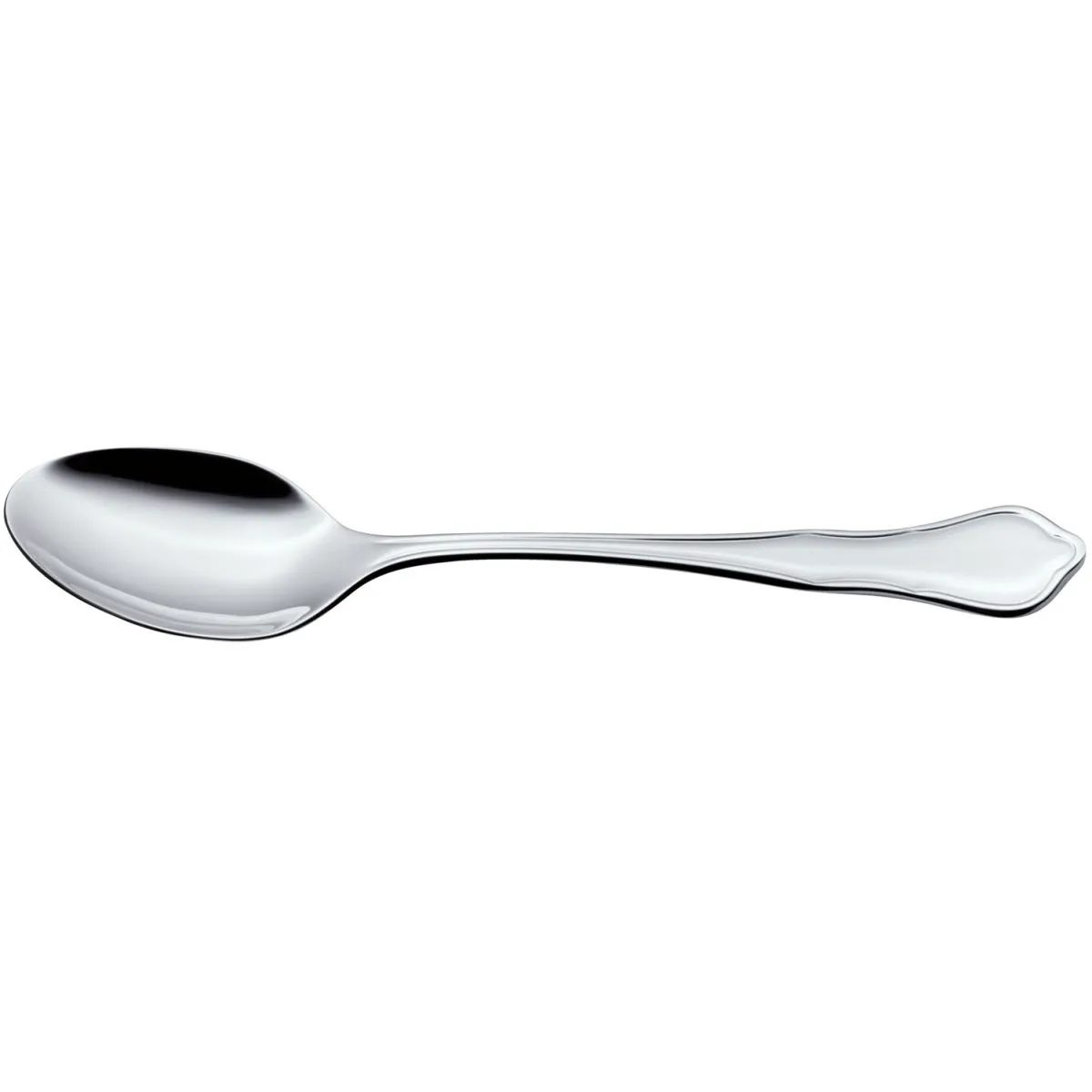 12x VEGA Cucchiaio da tavola Chippendale; 20.4 cm (L); argento, manico argento; 12 pz. / Pacco - immagine 1