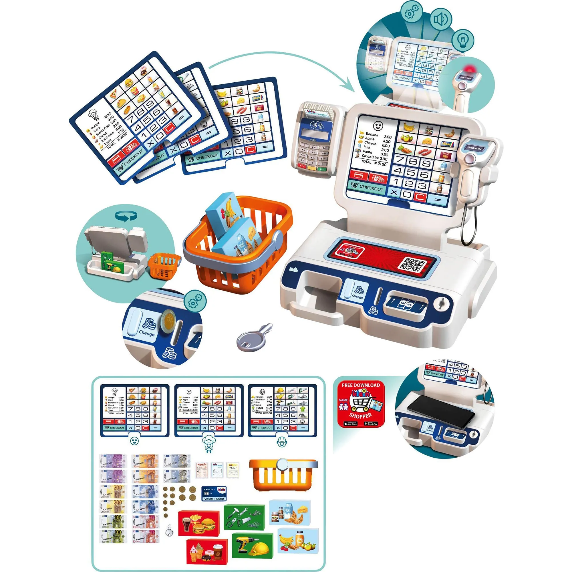 My Market Stazione cassa self-service con luce e suono, Negozio - immagine 1