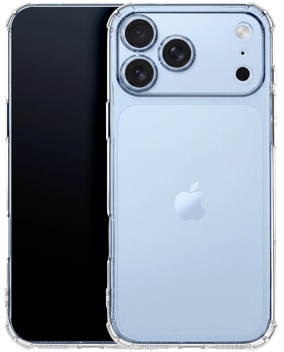 Custodia per Apple iPhone 18 Pro Max / 17 Pro Max, OEM, Anti Shock, Trasparente - immagine 1