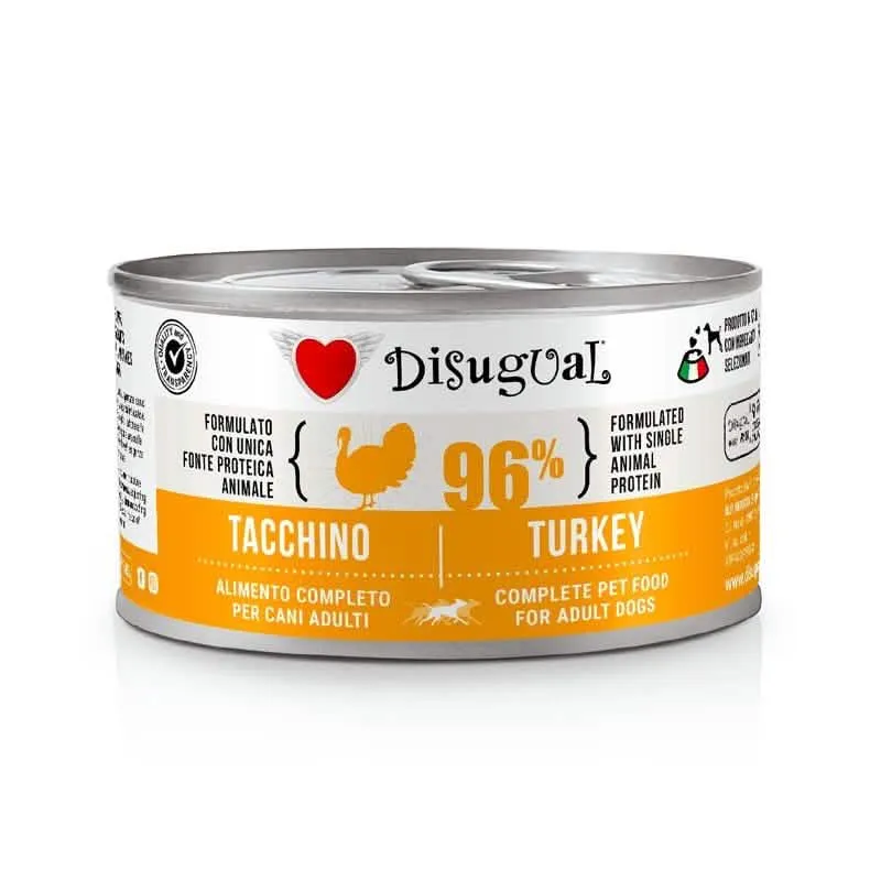 DISUGUAL CANE ADULTO MONOPROTEICO TACCHINO LATTINA 150 GR - immagine 1