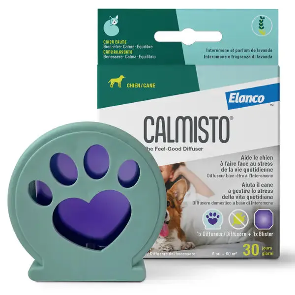Calmisto Diffusore Cane serenità in ambiente domestico by Elanco Diffusore + Ricarica - Antiansia per cani - immagine 1