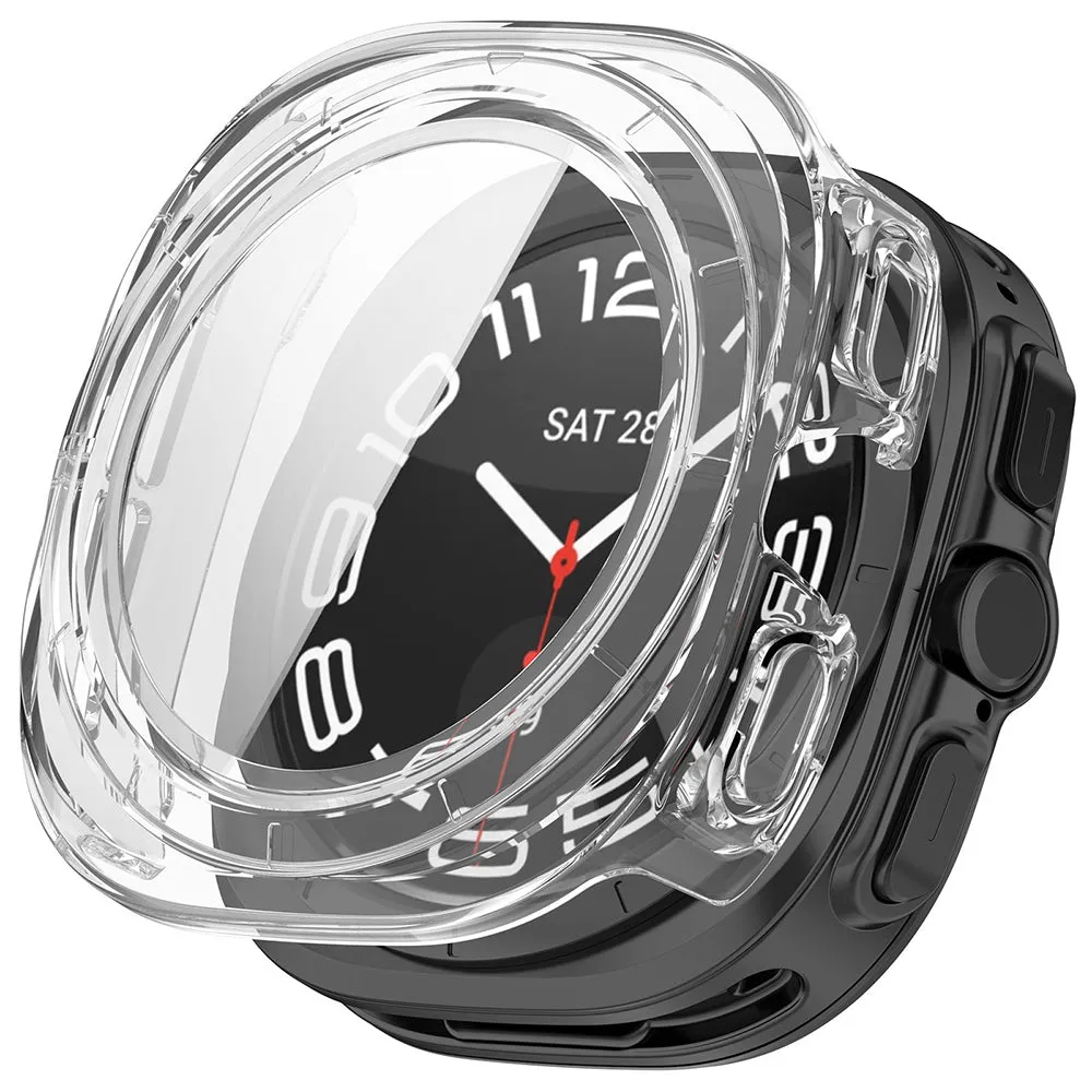 Custodia per Samsung Galaxy Watch Ultra2, Techsuit, Defense360 Pro, Trasparente - immagine 1