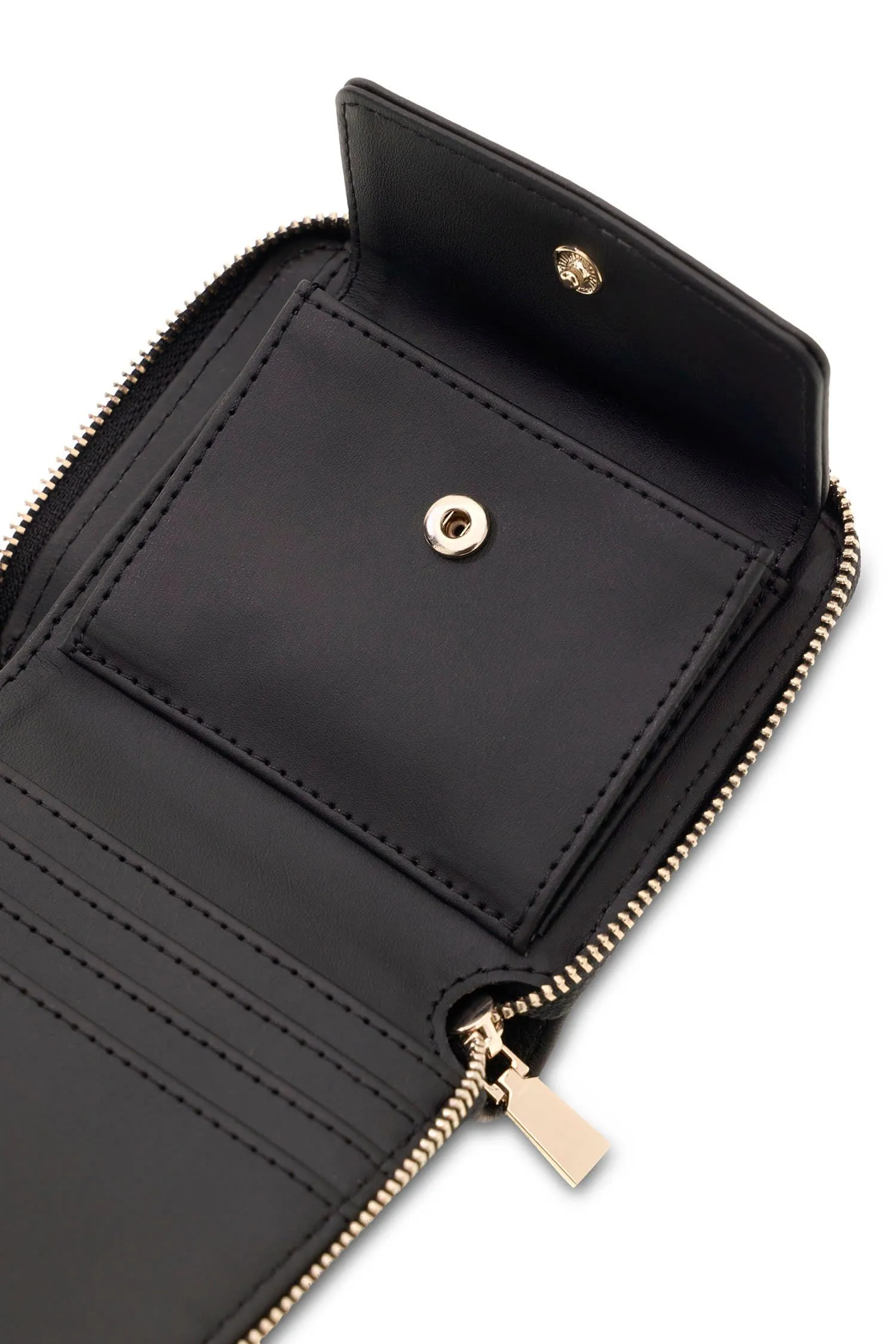 GUESS Donna Portafoglio Zip Around Melody Slg Small Zip Around Nero - immagine 4