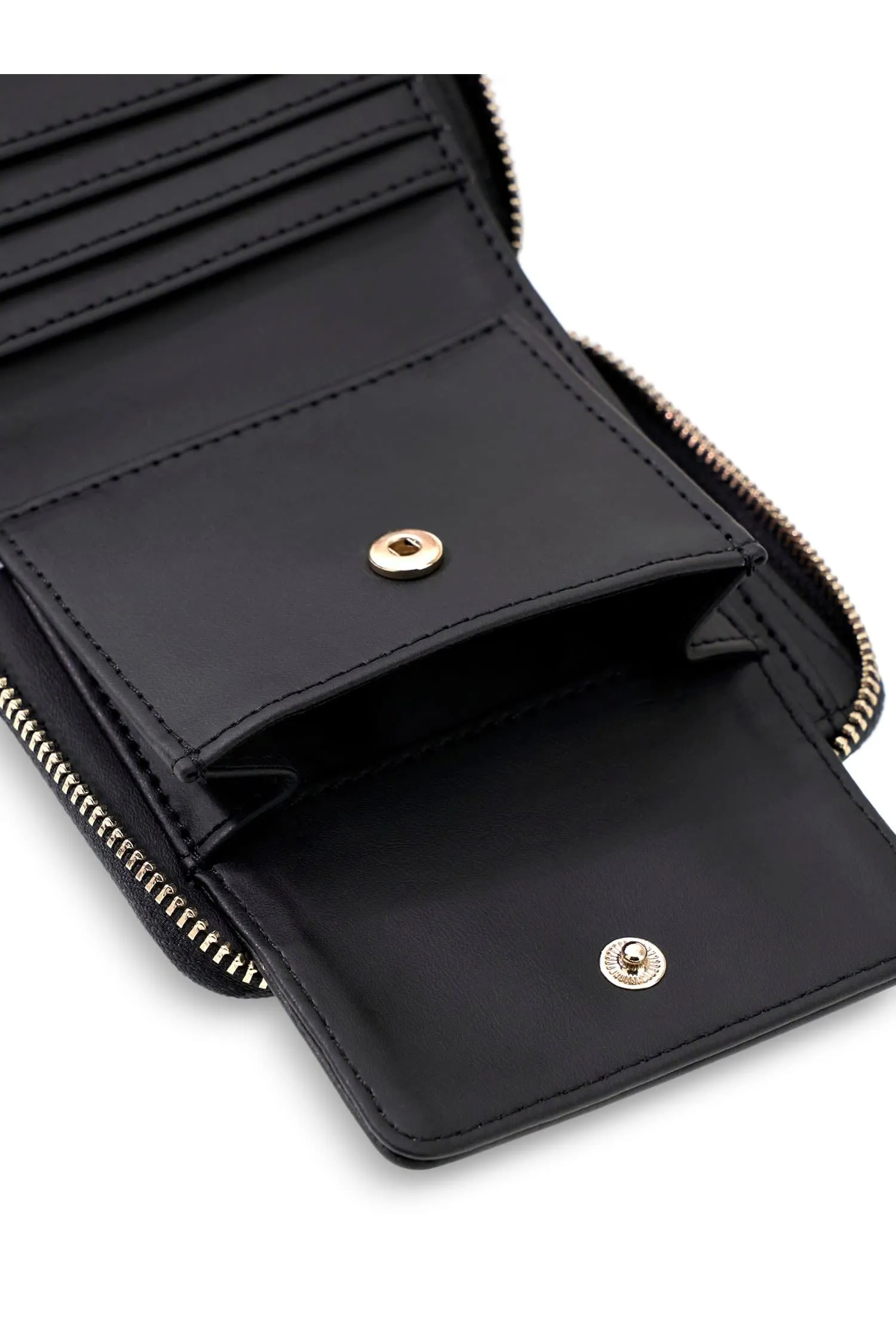 GUESS Donna Portafoglio Zip Around Melody Slg Small Zip Around Nero - immagine 5