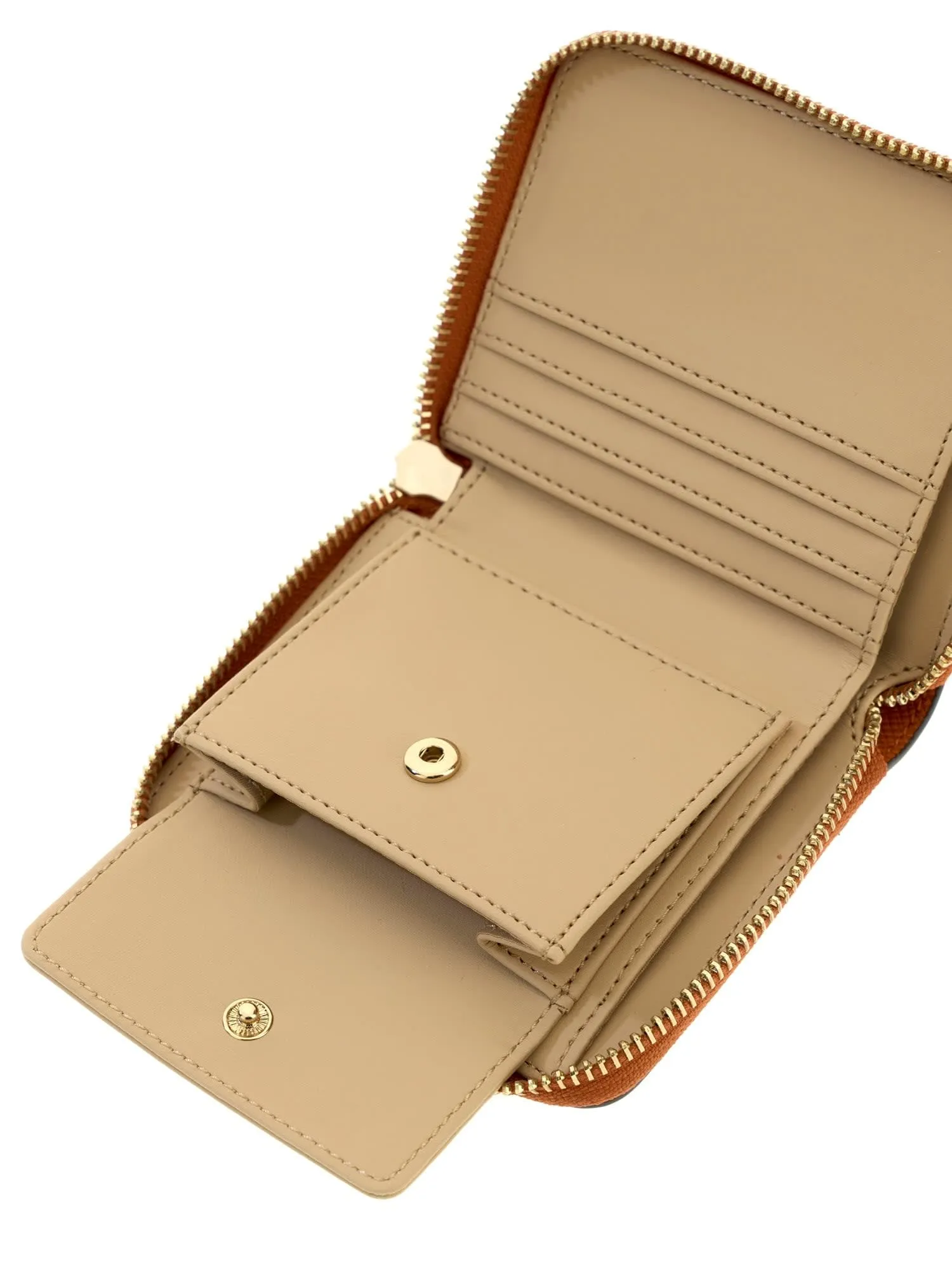 GUESS Donna Portafoglio Zip Around Danielle Slg Small Zip Around Arancione - immagine 4