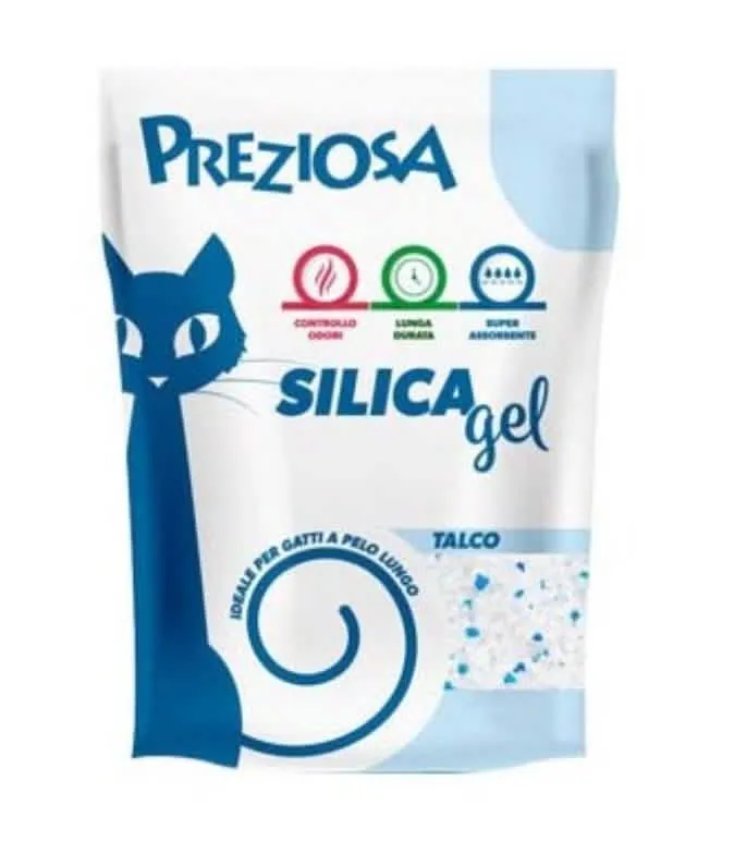 Preziosa Gatto Lettiera Igienica Silica Gel Talco 4 Kg - immagine 1