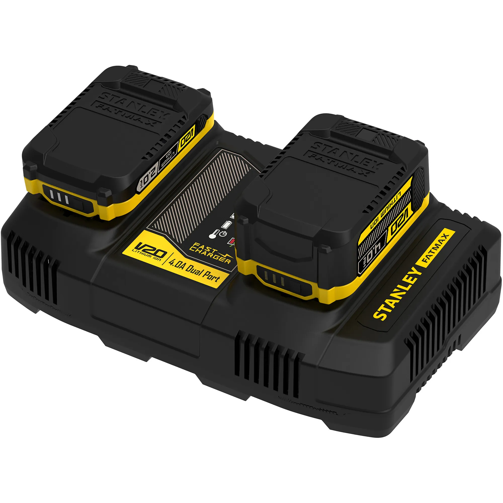Caricabatterie rapido a doppio vano V20 (18V / 4A) per batterie V20 - immagine 1