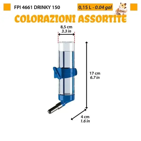 Beverino per piccoli roditori Drinky Ferplast Drinky 150 - immagine 1