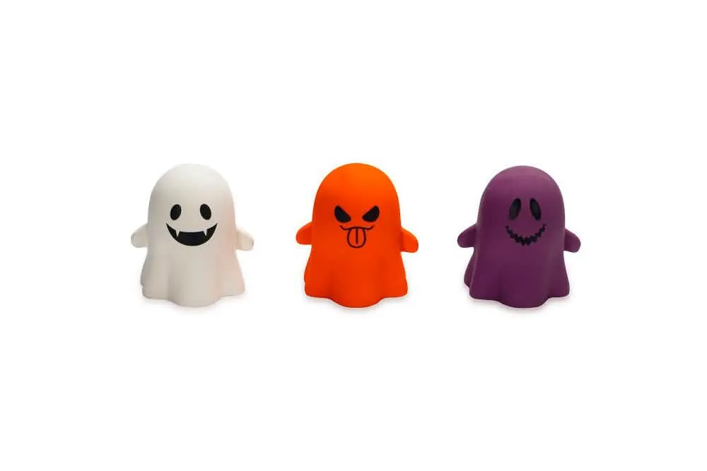 BEEZTEES HALLOWEEN CANE GIOCO LATEX GHOST BOE 10X9X7,5 CM - immagine 1