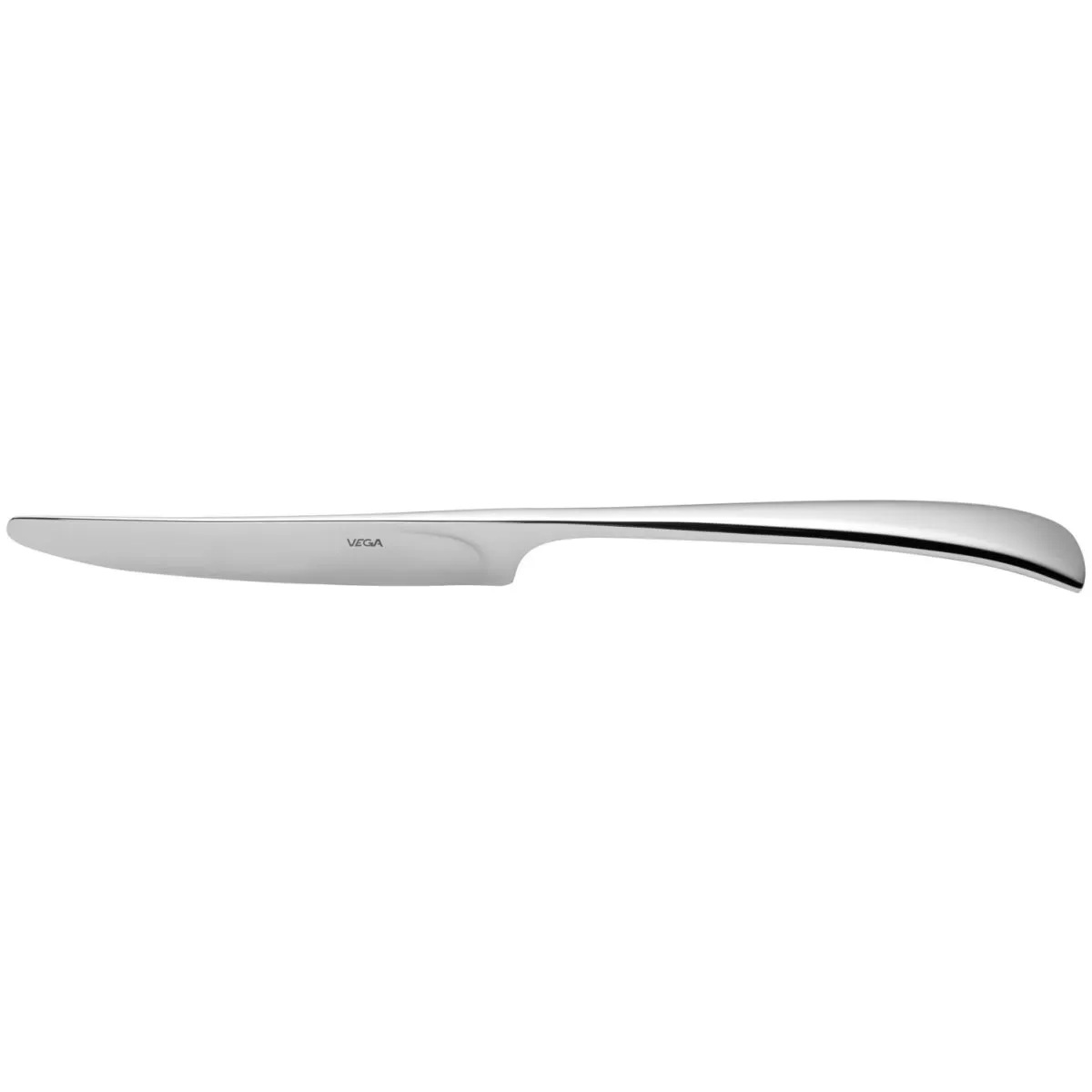 12x VEGA Coltello da tavola Controverse; 23 cm (L); argento, manico argento; 12 pz. / Pacco - immagine 1