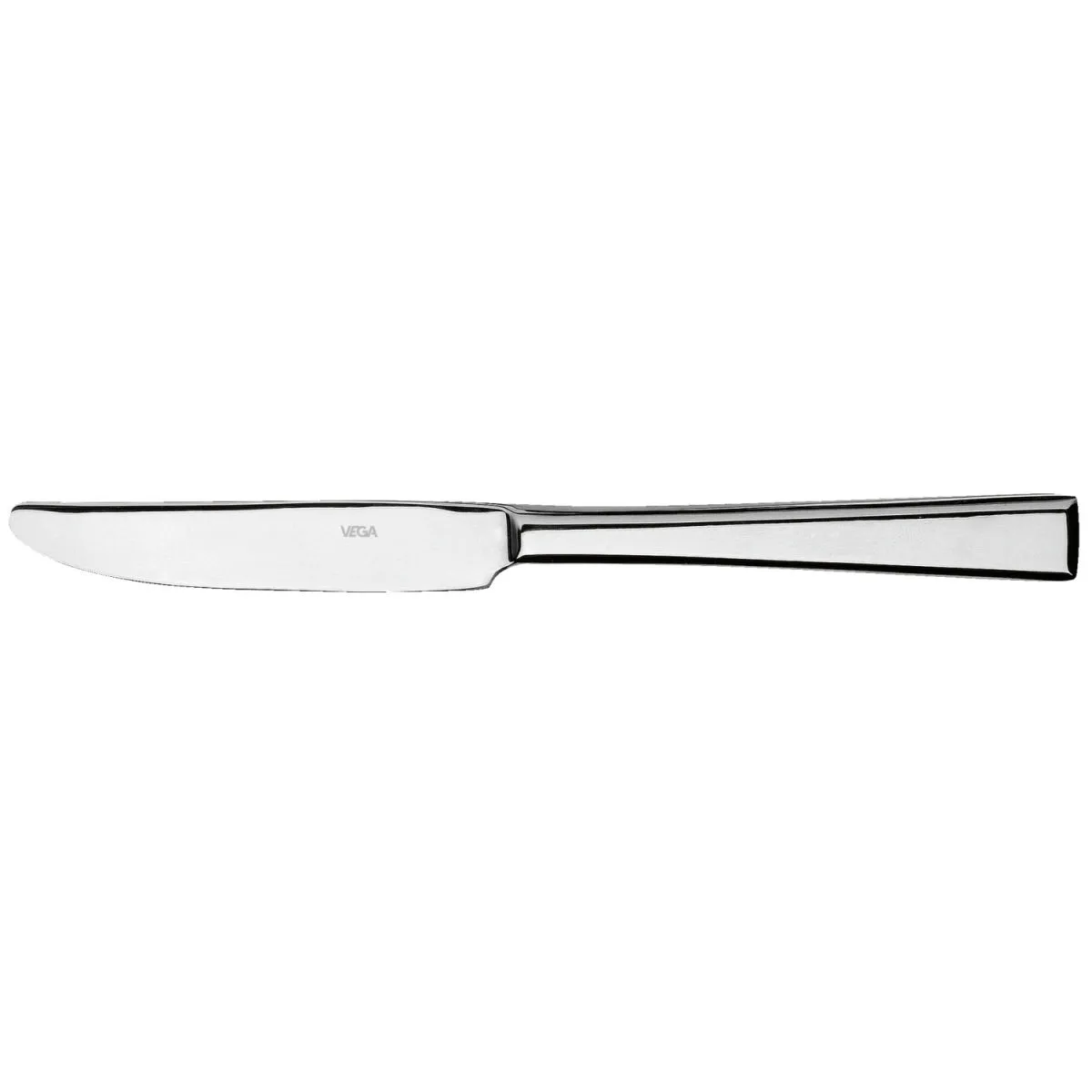 12x VEGA Coltello da tavola Stockholm; 22.5 cm (L); argento, manico argento; 12 pz. / Pacco - immagine 1